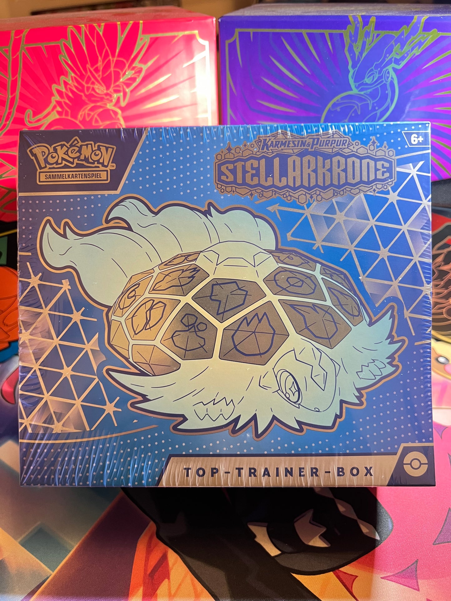 Karmesin & Purpur Stellarkrone Top Trainer Box DE