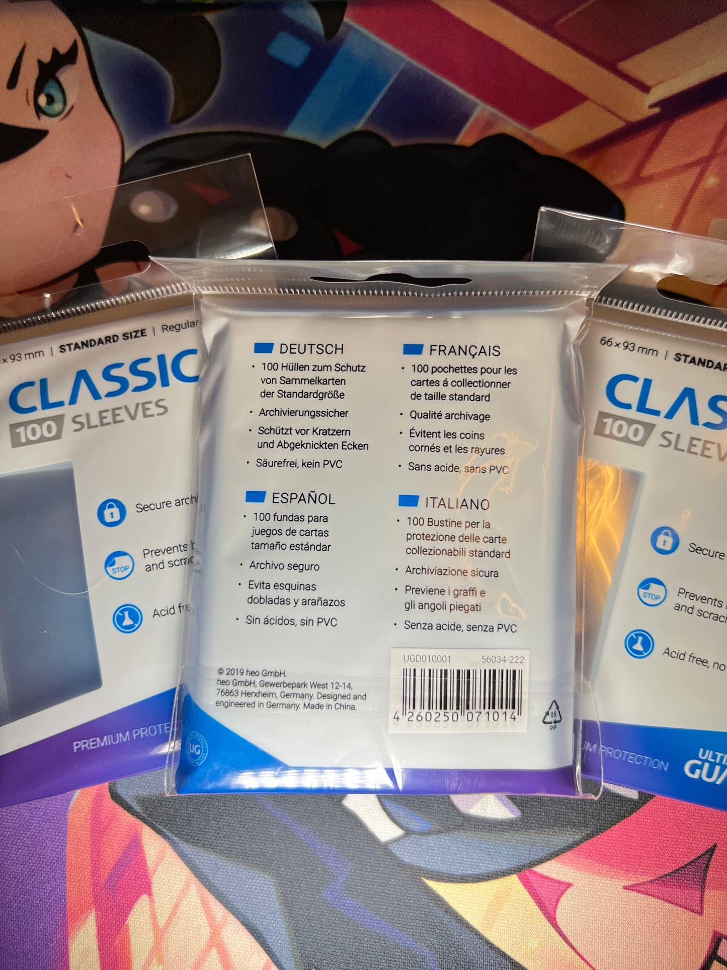 Ultimate Guard Classic Soft Sleeves Transparent Standard (100 Kartenhüllen)