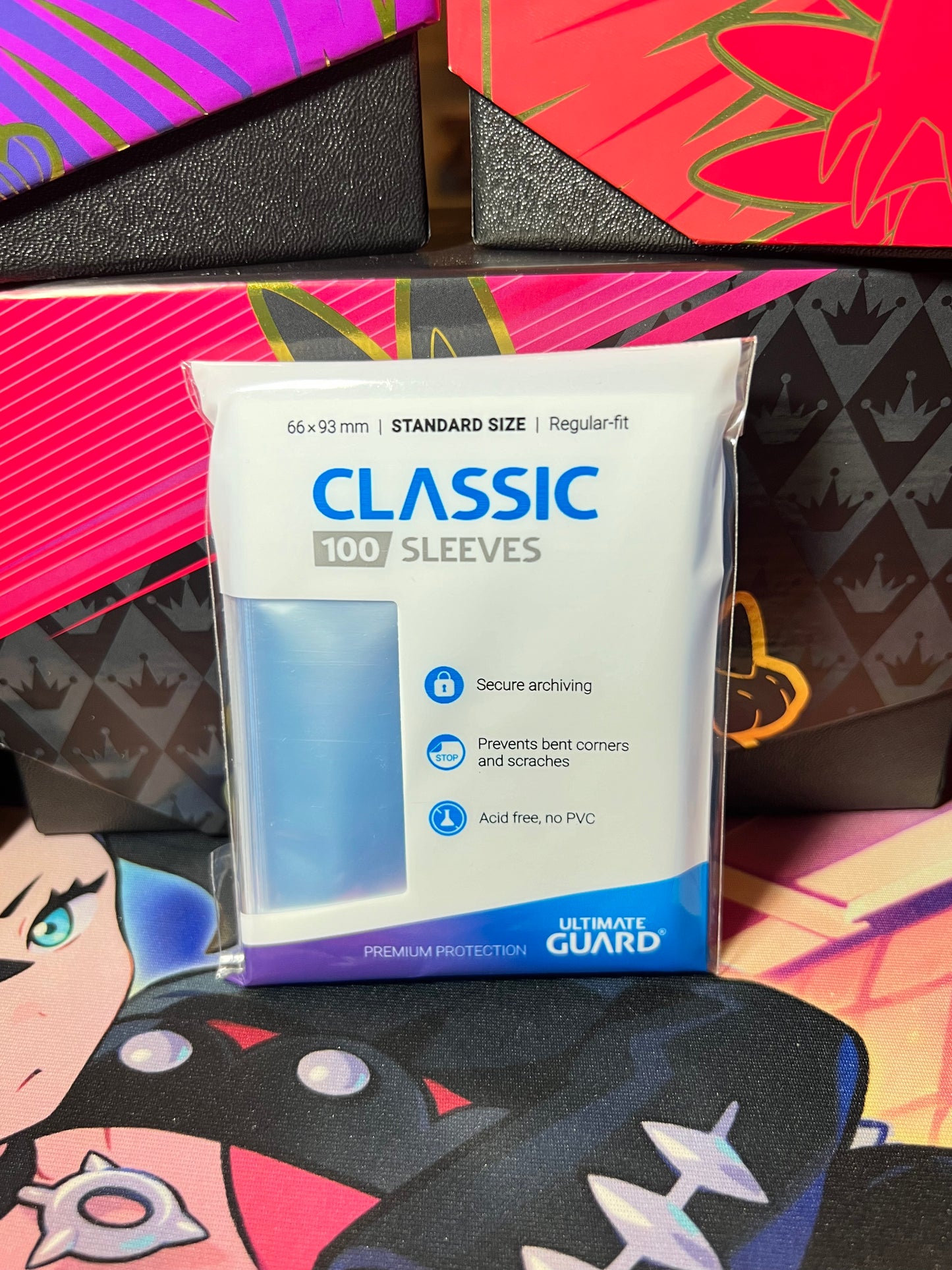 Ultimate Guard Classic Soft Sleeves Transparent Standard (100 Kartenhüllen)