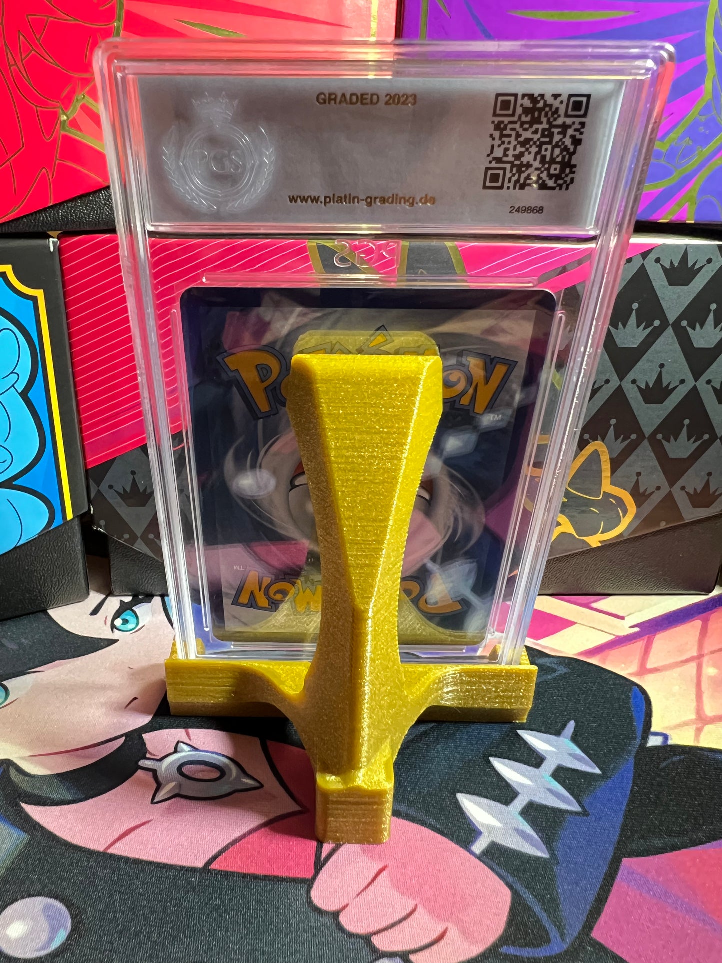 PSA Graded Kartenständer (gold)