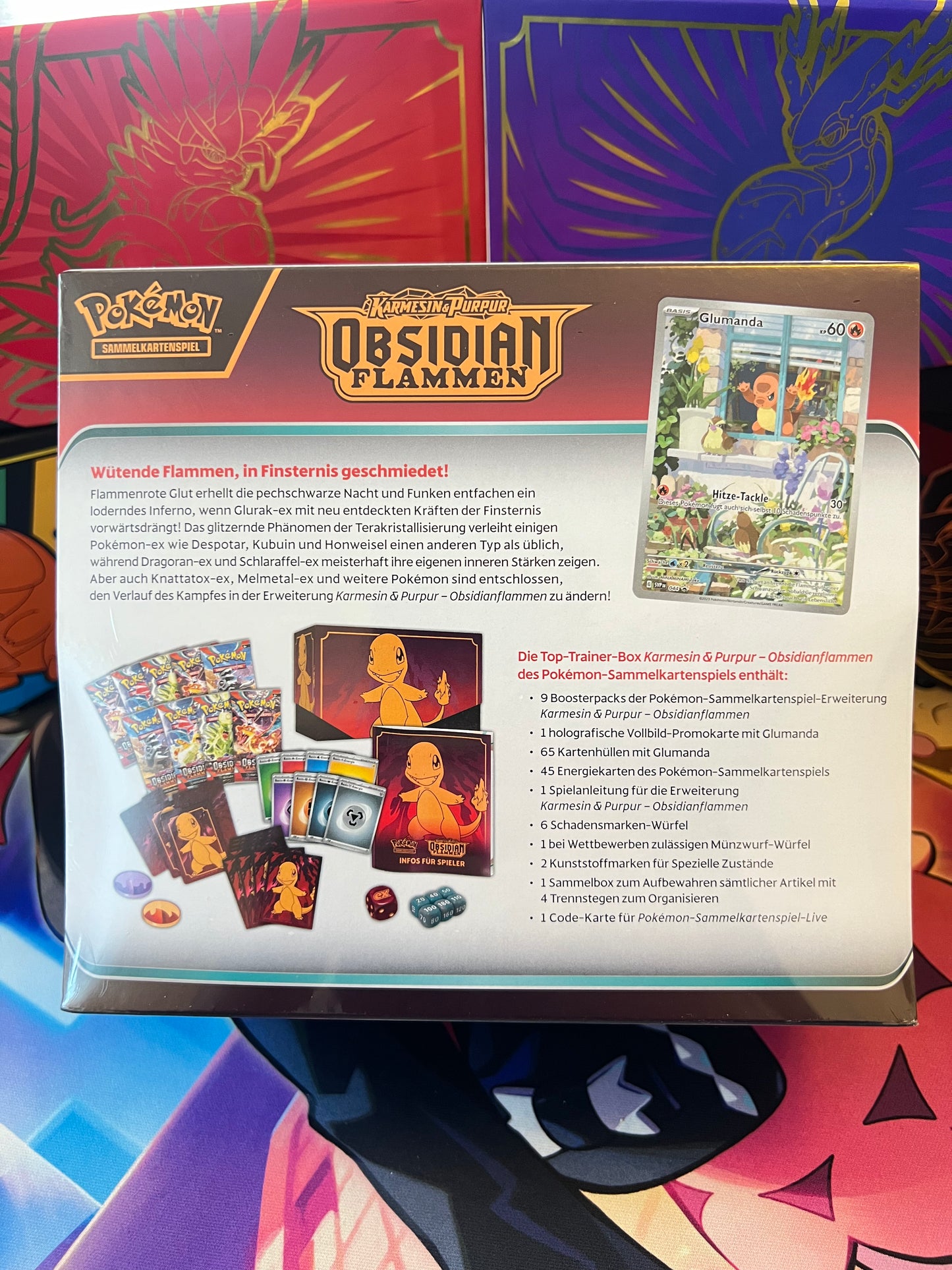 Pokemon Karmesin & Purpur: Obsidian Flammen - Top-Trainer-Box DE