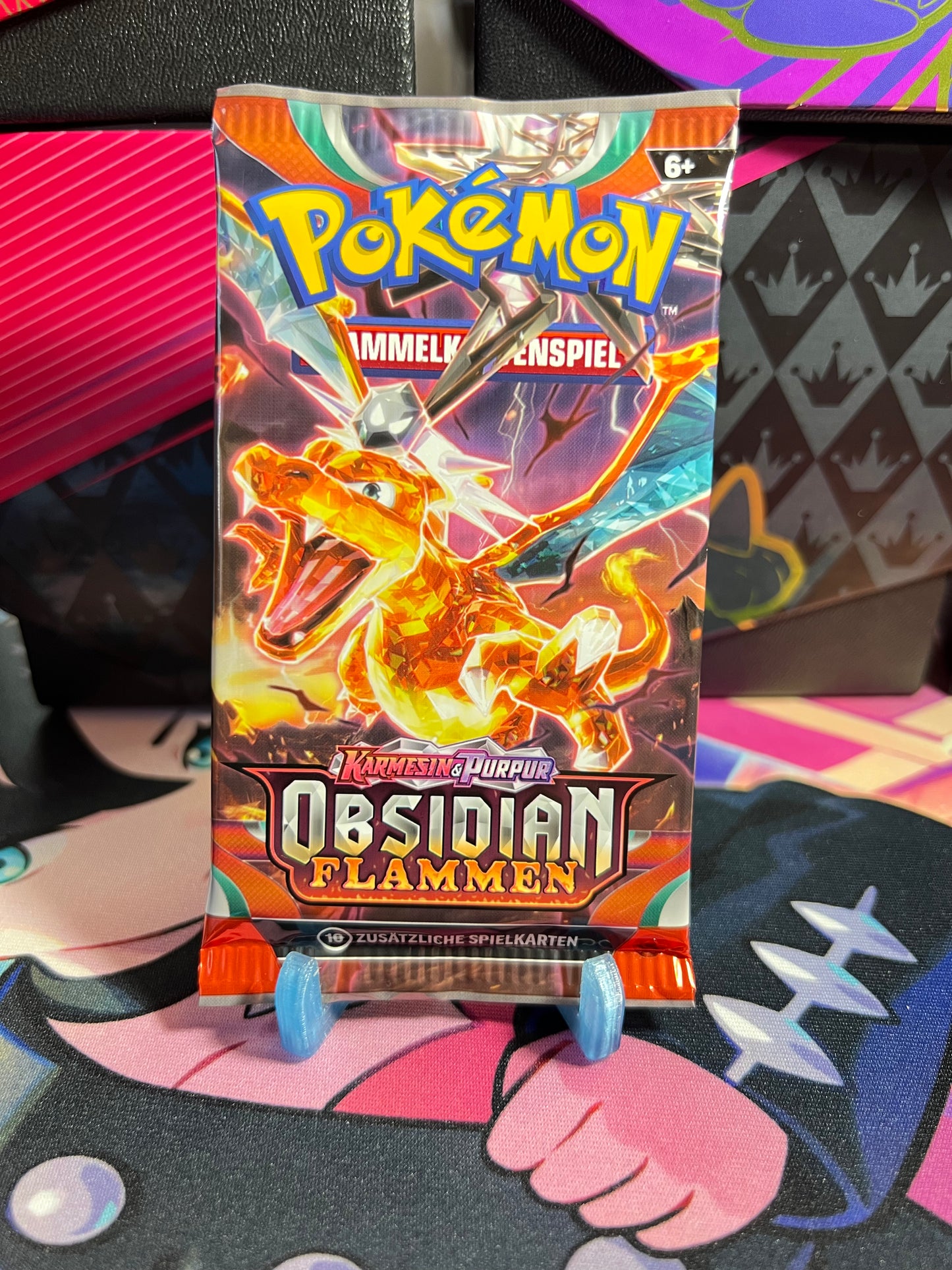 Karmesin & Purpur Obsidian Flammen Booster (deutsch)