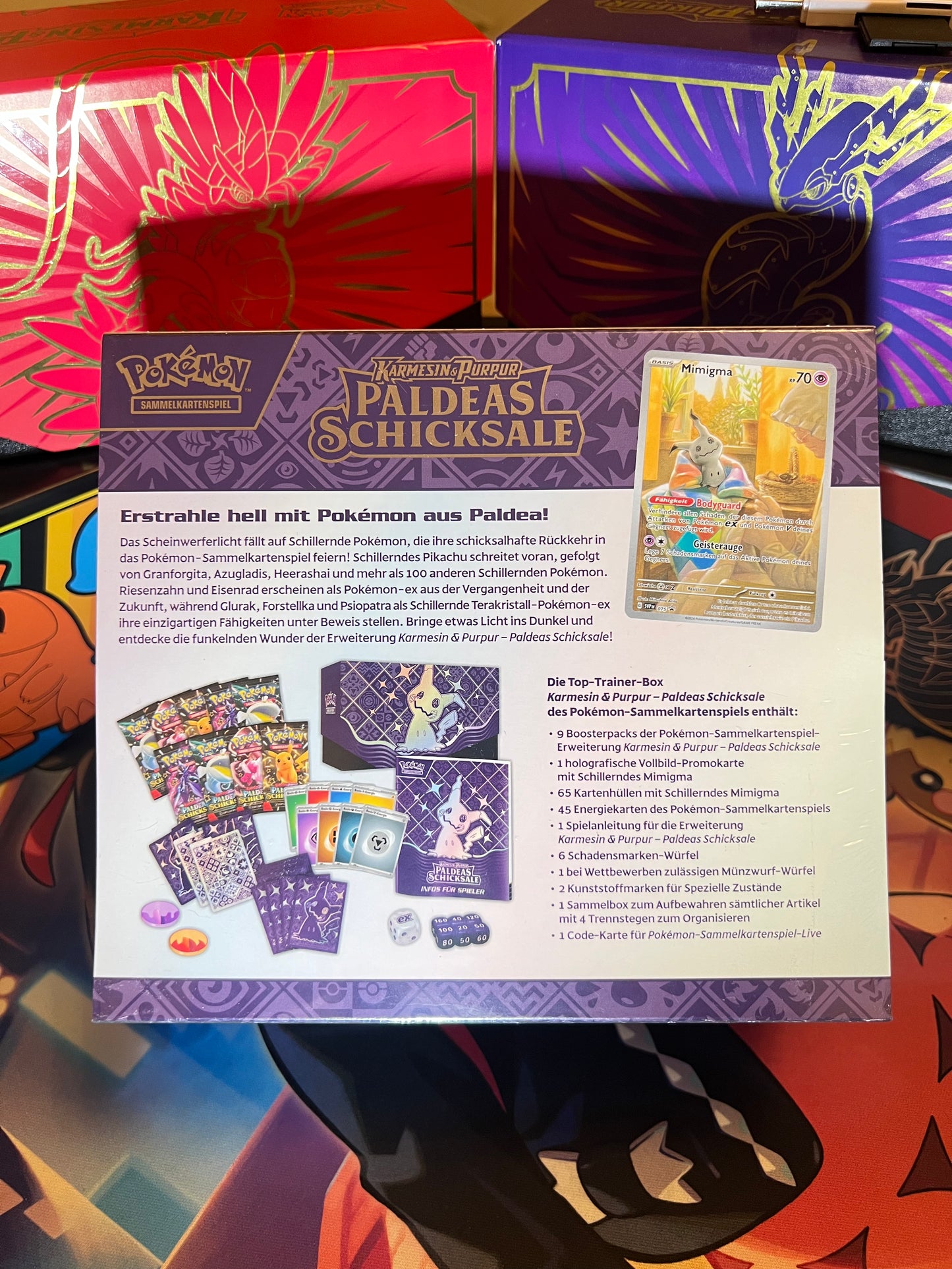 Pokemon Karmesin & Purpur: Paldeas Schicksale - Top-Trainer-Box DE