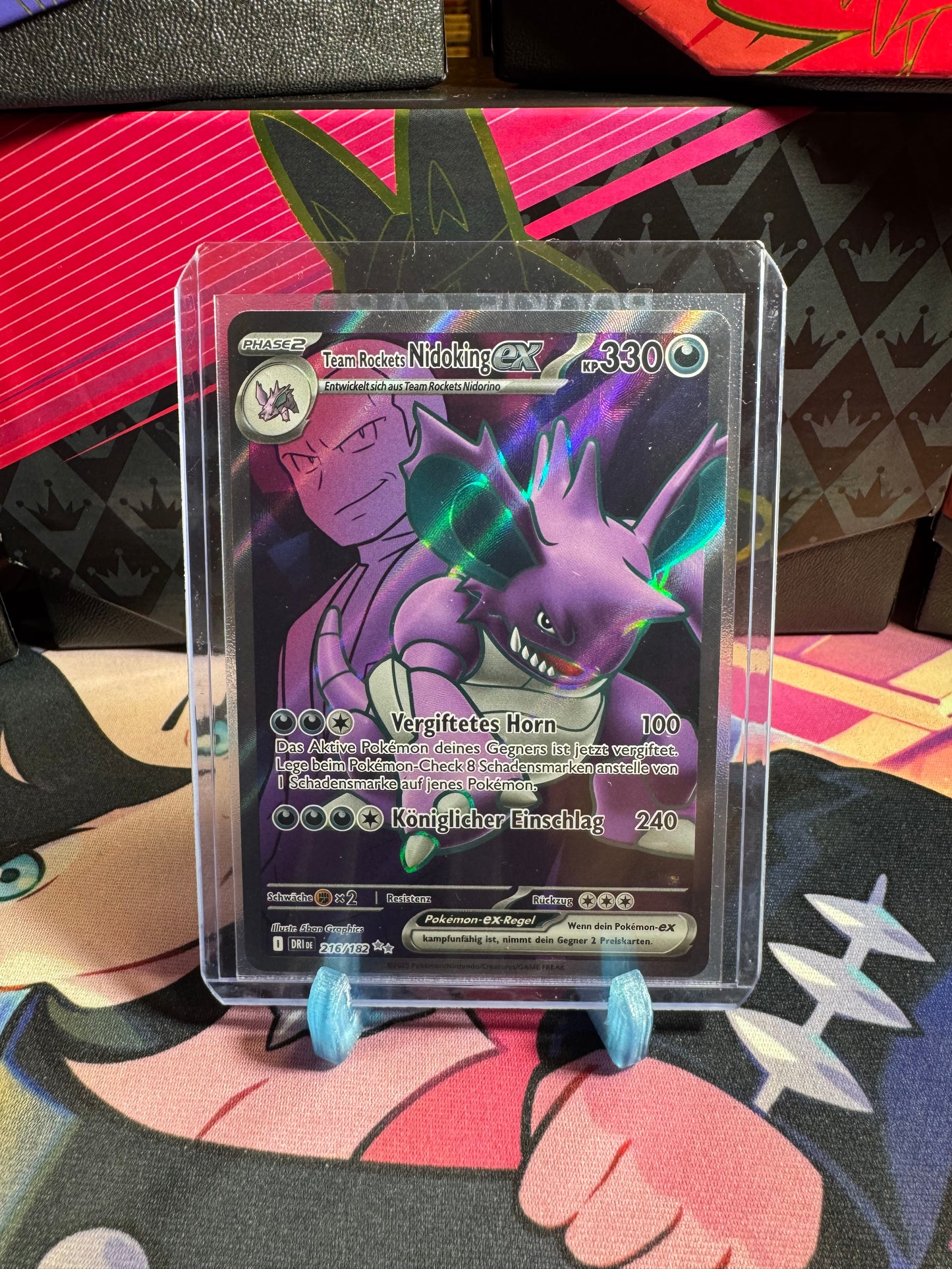 216/182 Team Rockets Nidoking EX