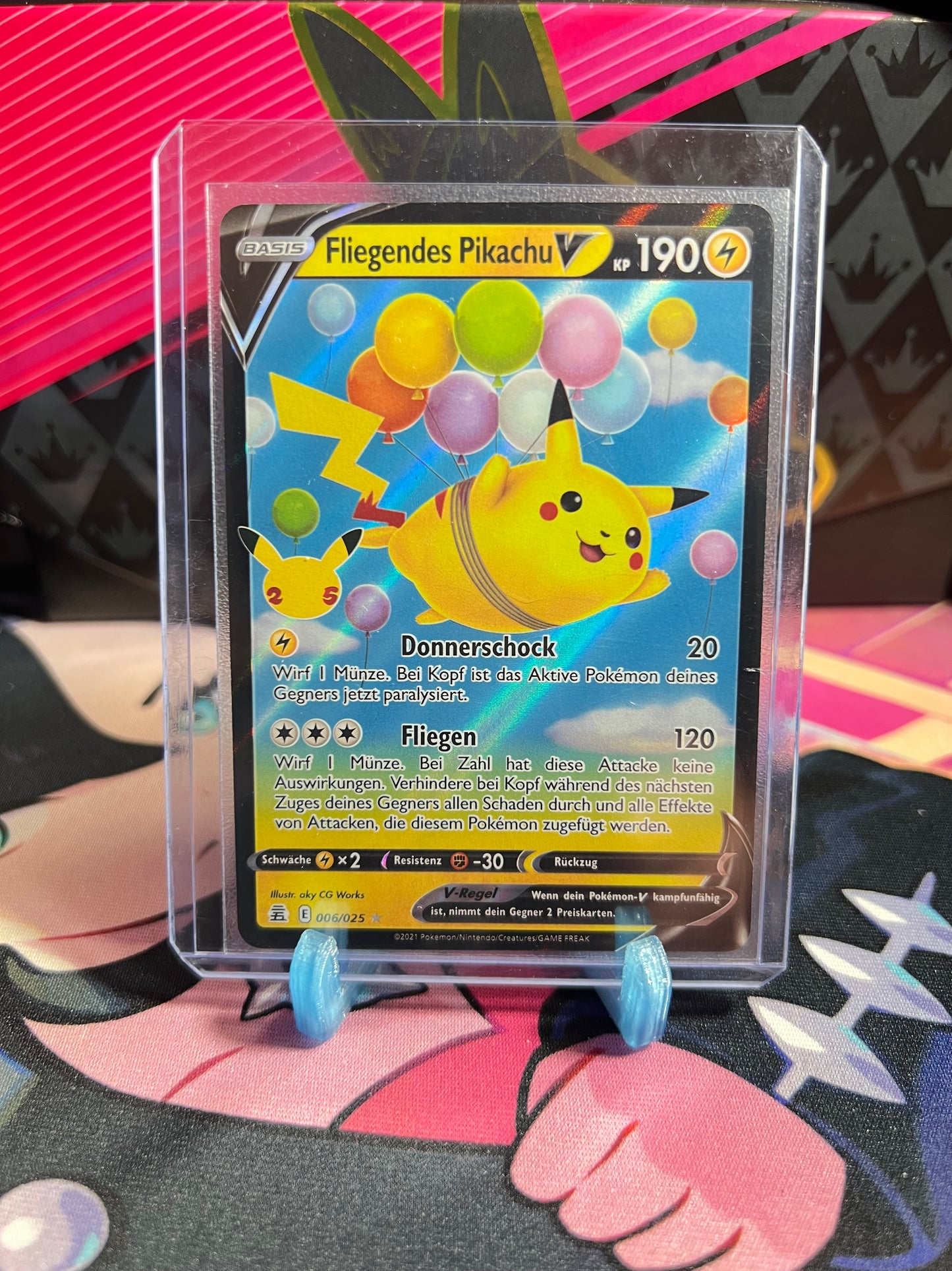 006/025 Fliegendes Pikachu V Fullart Celebrations