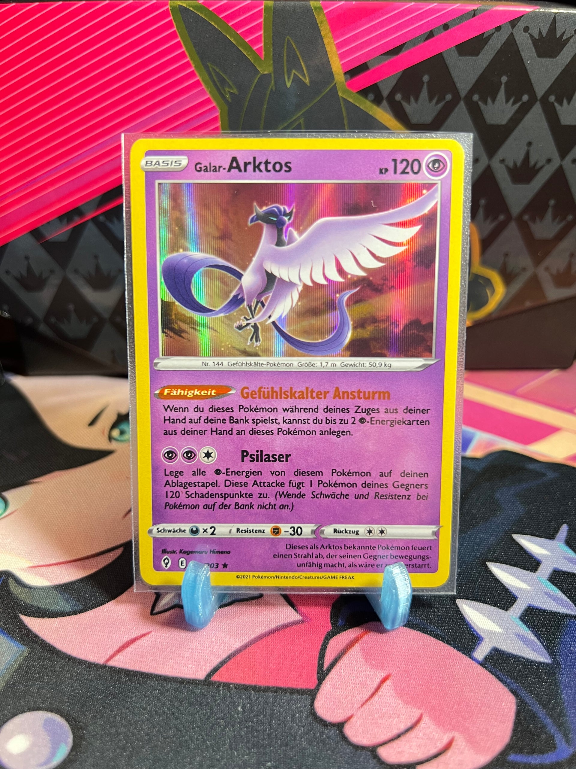 arktos pokemon card 063/203 Galar-Arktos Holo Cardicuno Galar-Arktos V 060/184 VMAX