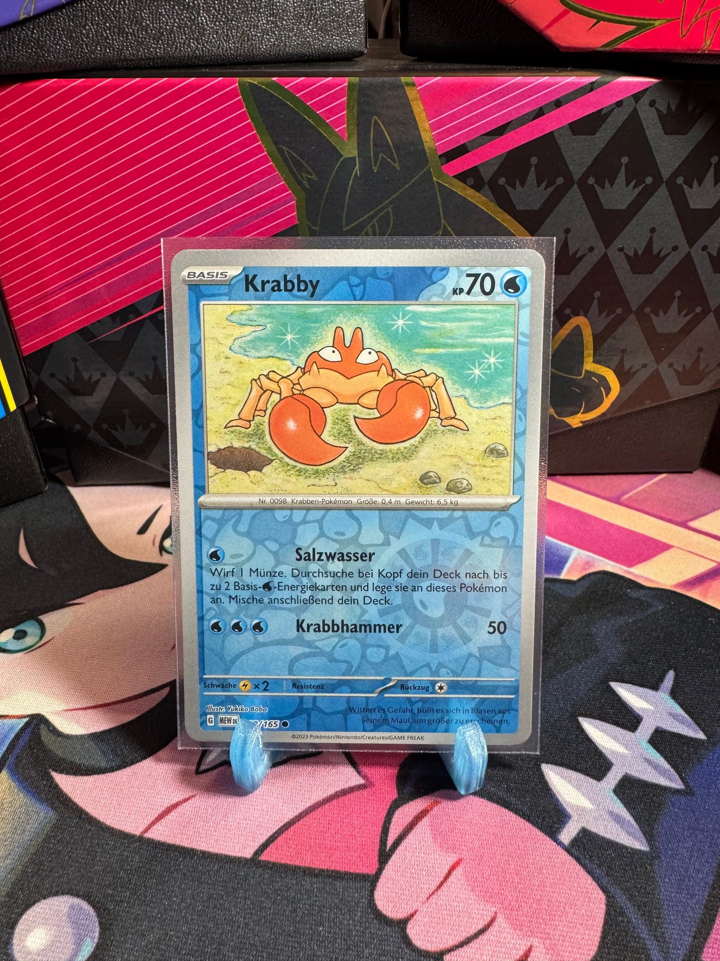 098/165 Krabby Reverse Holo