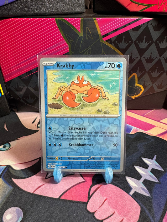 098/165 Krabby Reverse Holo