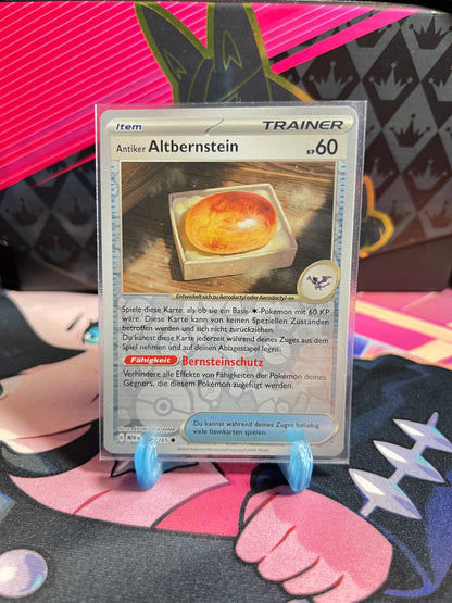 154/165 Antiker Altbernstein Reverse Holo