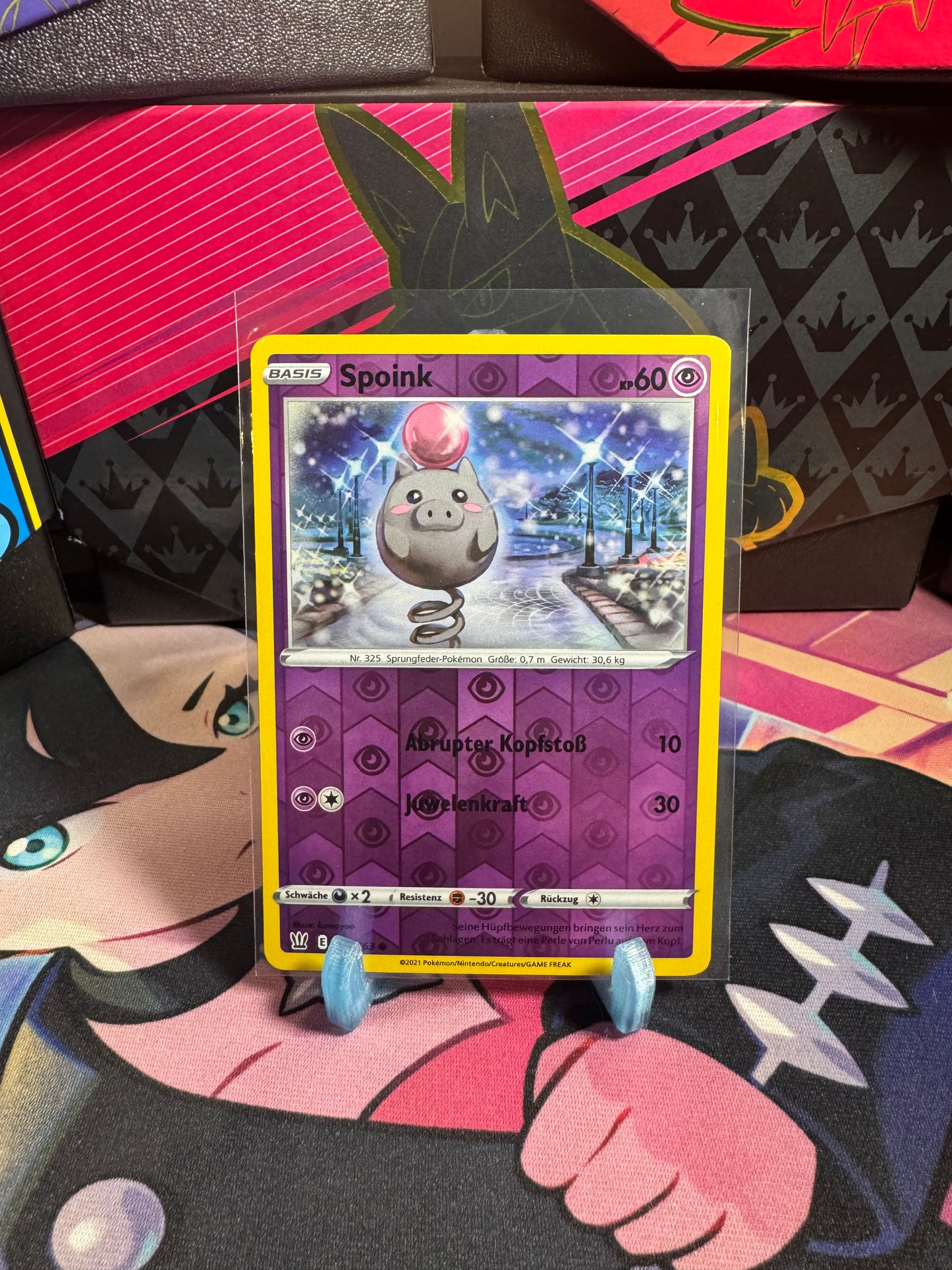 055/163 Spoink Reverse Holo