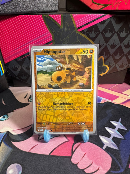 105/182 Hippopotas Reverse Holo