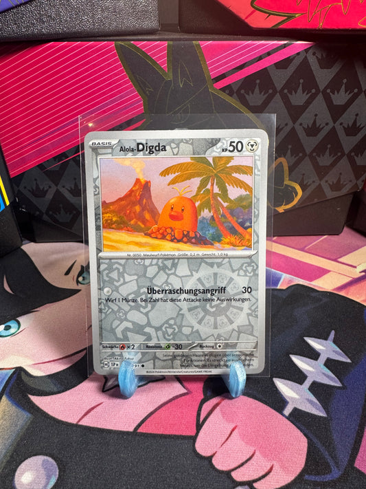 122/191 Alola-Digda Reverse Holo