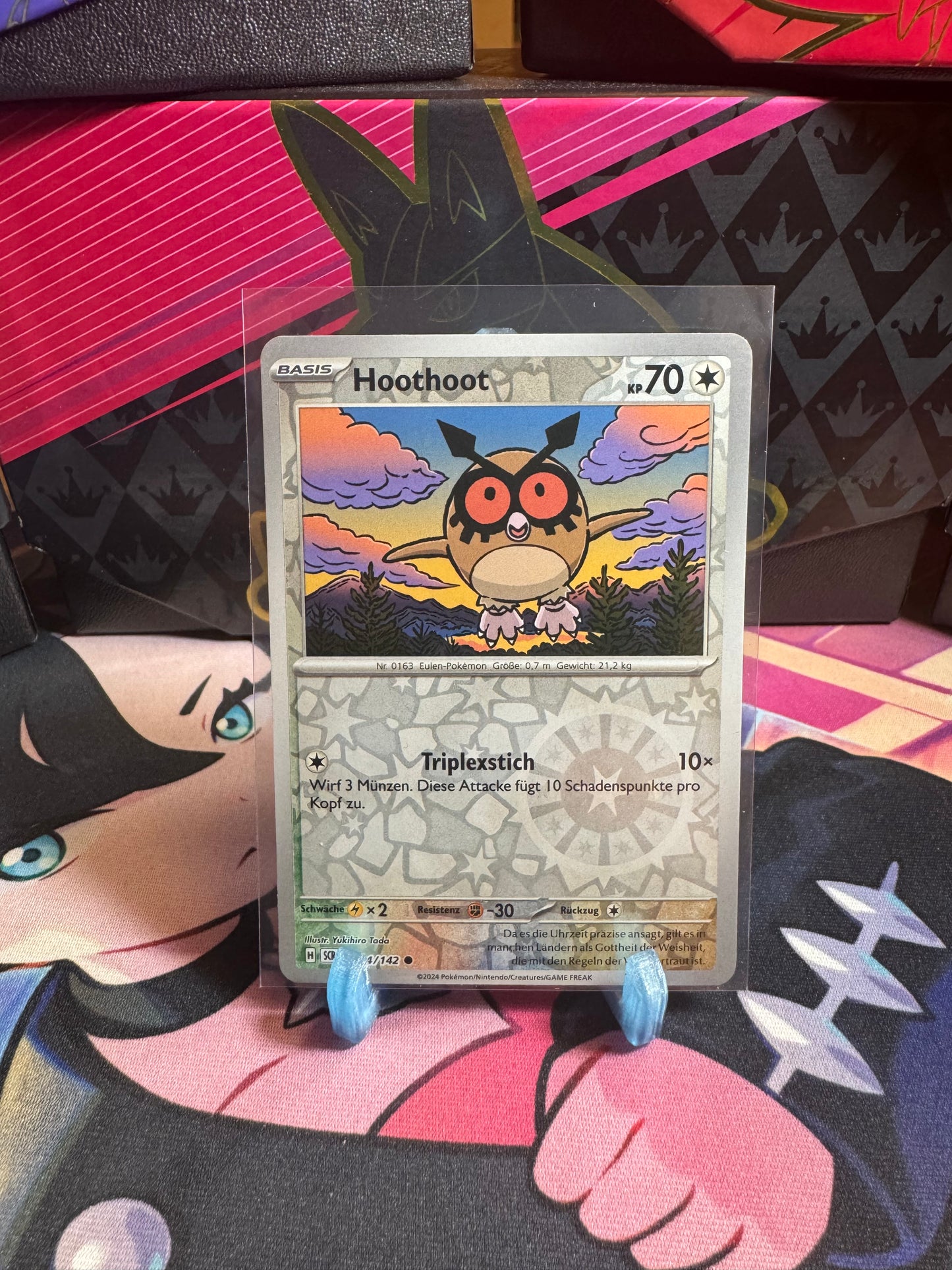 114/142 Hoothoot Reverse Holo