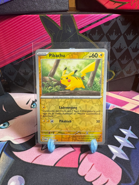 025/165 Pikachu Reverse Holo