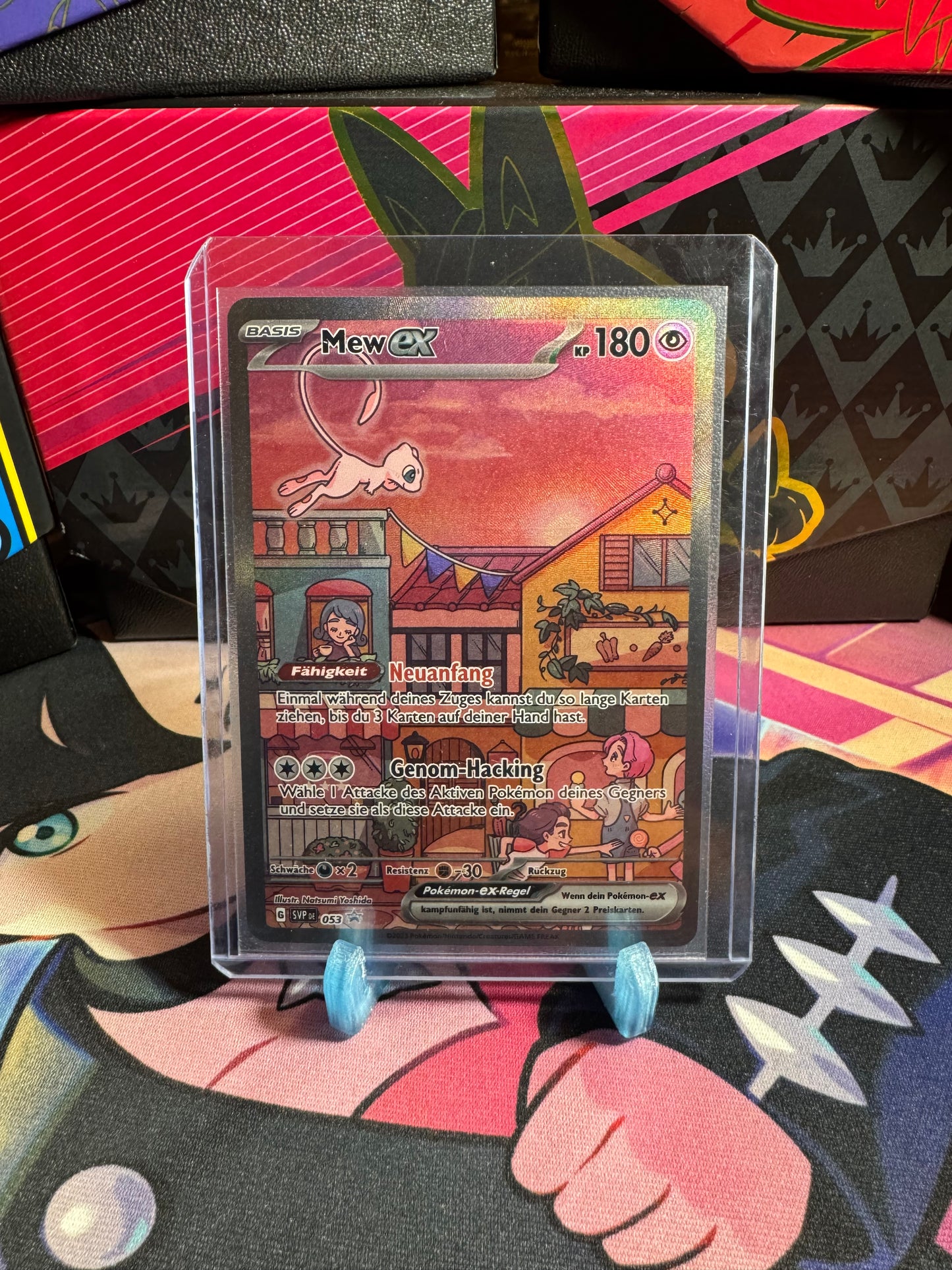 053 MEW ex PROMO (Karmesin & Purpur)