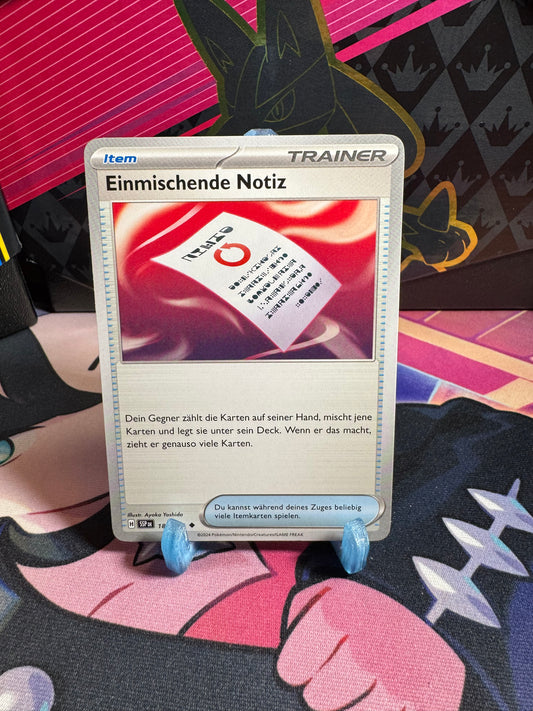 181/191 Einmischende Notiz