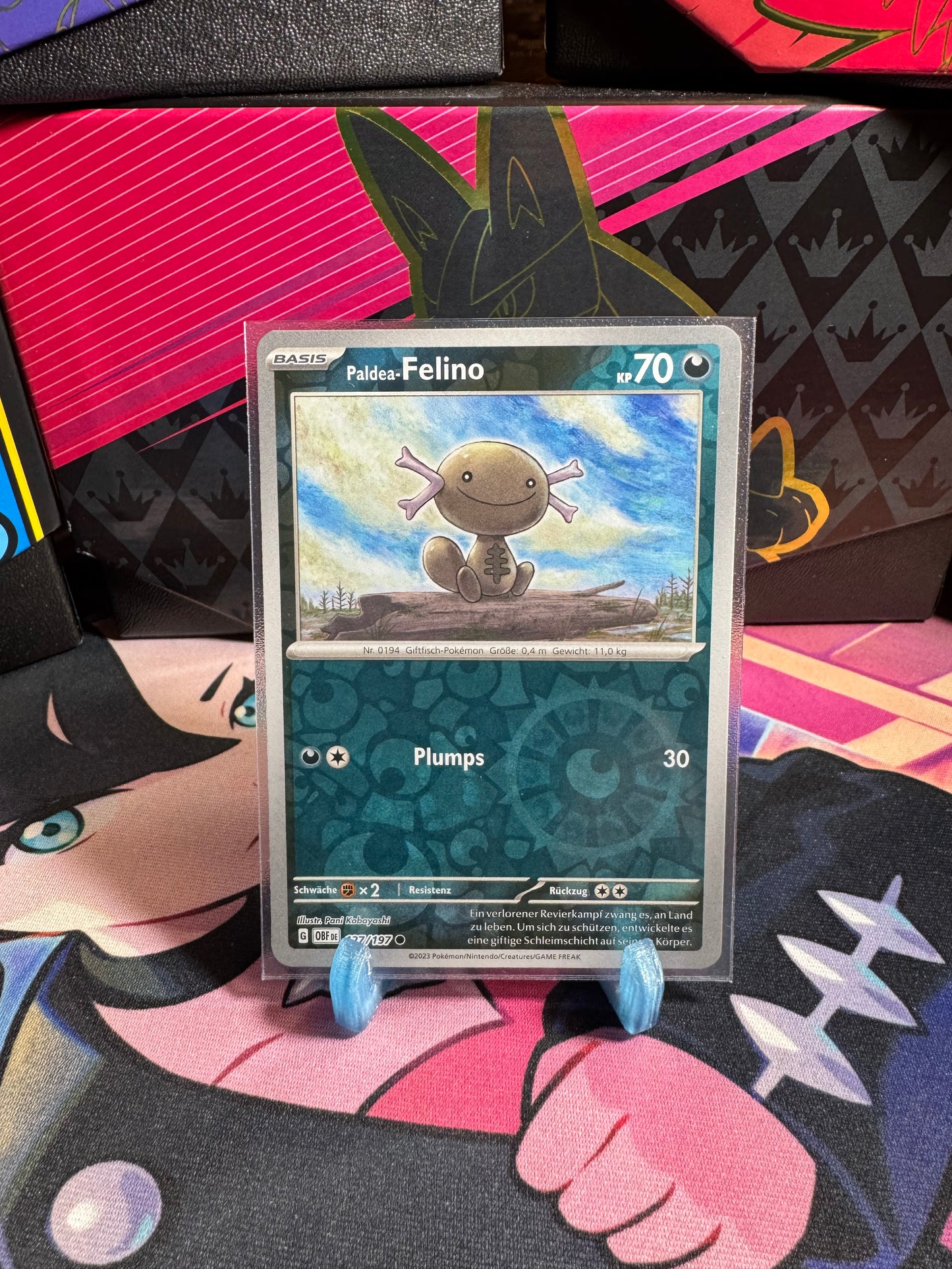 127/197 Paldea-Felino Reverse Holo