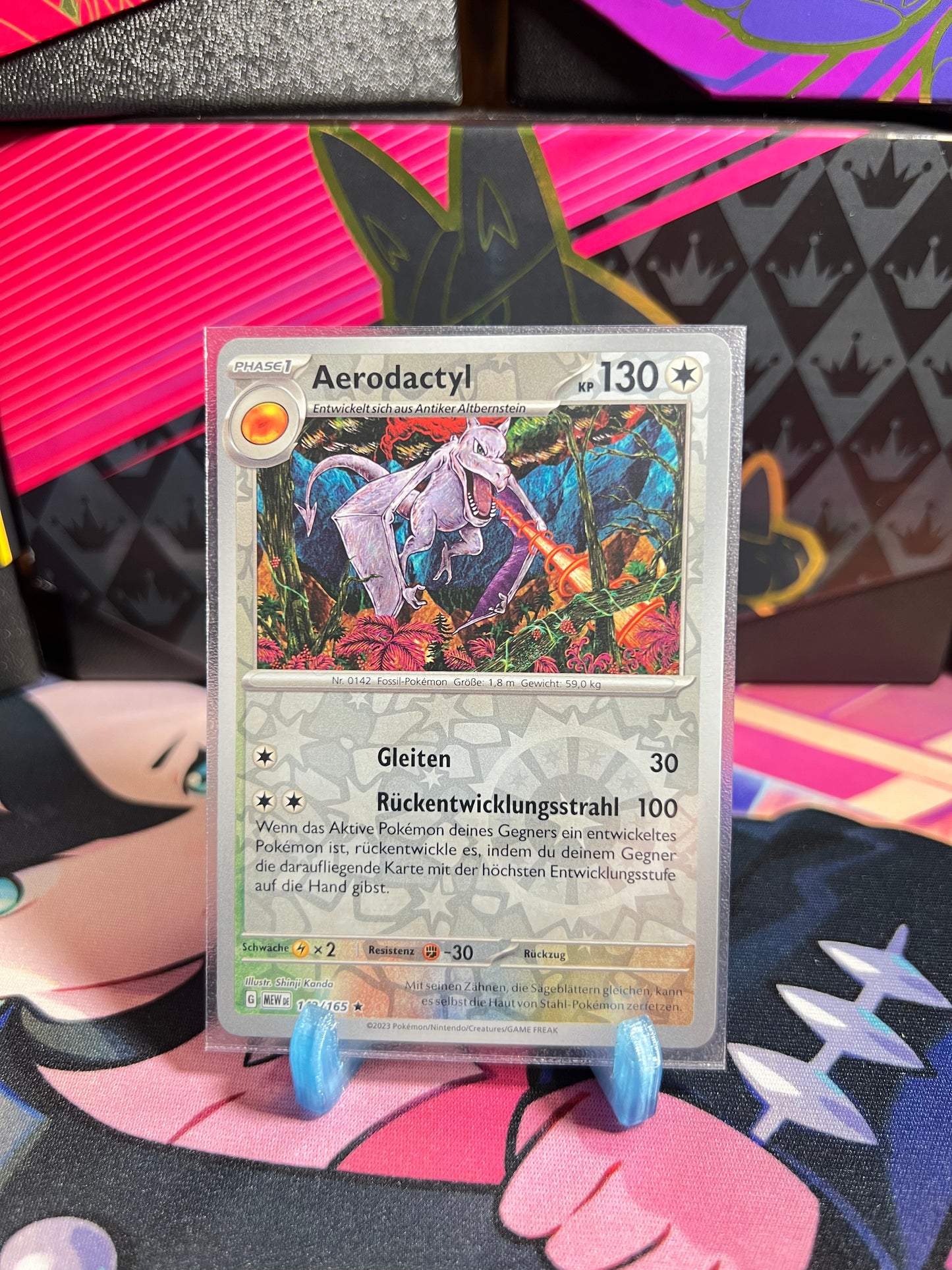 142/165 Aerodactyl Reverse Holo