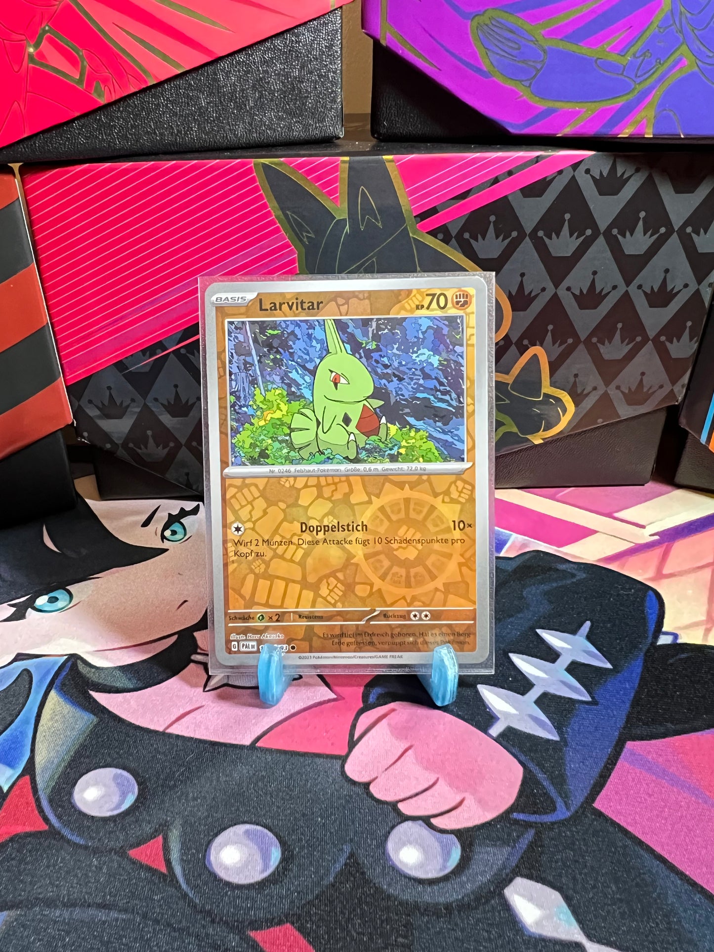 110/193 Larvitar Reverse Holo